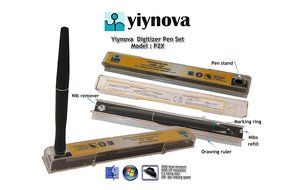 Yiynova P2X(V3) Premium Tablet Pen w/kit for YiyNova U series tablets