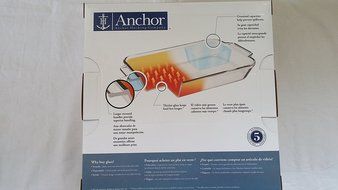 3 PC Anchor Hocking Casserole Dish With Lid And Insulated Tote Carrier, 2 Quart N2