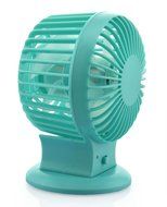 Welltop&reg; Upgraded Portable Rechargeable Electric Personal Fans USB Powered 2-modes Speed Adjustable Double Blades... N12
