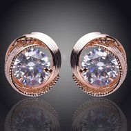 Women Gold Silver Filled Earring Crystal Drop Dangle Hook Stud Earrings Jewelry N8