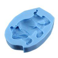 Big Dog Silicone Chocolate Cake Fondant Mold 3D DIY Soap Mold N2