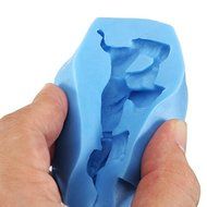 Big Dog Silicone Chocolate Cake Fondant Mold 3D DIY Soap Mold N3