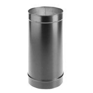 DuraBlack 6" Single-Wall Black Pipe - 48"