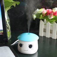 Liroyal Sauna Boy Portable Mini Office Bedroom Humidifier USB Powered (Blue) N2
