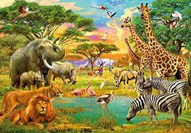 Wizard &amp; Genius DM154 On Safari Wall Mural by Wizard