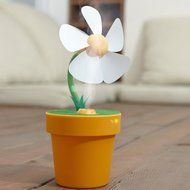 LIWUYOU Summer FlowerPot Plant Style USB Quiet Mini Small Fan Creative Air Humidifier Fans for Office Home Color... N4