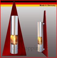 Gel + Ethanol Fire-Places Bio Ethanol Fireplace Model Pyramid Brown N3
