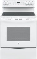 GE JB655DKWW 30" Star K Freestanding Electric Range with 5 Radiant Elements, 5.3 cu. ft. Oven Capacity, White