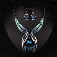 Fashion Crystal Choker Chunky Jewelry Statement Women Chain Pendant Bib Necklace