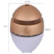ISEYMI Mini Dual Purpose USB Air Mist Humidifier Aroma Diffuser Mist for Home Room Office Fresh Air(Four Color) N5