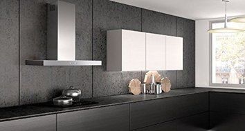 Faber GEMM30SS 30" 600 CFM Gemma Canopy Wall Mount Range Hood, Stainless Steel