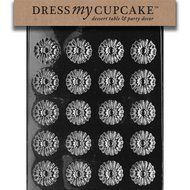 Dress My Cupcake Chocolate Candy Mold, Daisies