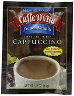 Caffe D'Vita Mocha Cappuccino Sugar Free, 7.5-Gram Single Serve Envelopes (Pack of 24) N17
