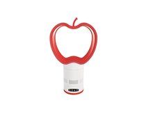 GoWISE USA GW21106 Bladeless Apple Fan with Remote Control &amp; Timer Red N6