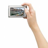 Sony Cyber-shot DSC-T90 12.1 MP Digital Camera with 4x Optical Zoom and Super Steady Shot Image Stabilization... N6