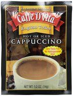 Caffe D'Vita Mocha Cappuccino Sugar Free, 7.5-Gram Single Serve Envelopes (Pack of 24) N21
