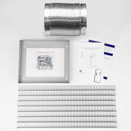 AKDY&reg; 30" Stainless Steel Island Mount Range Hood Touch Screen Display Baffle Filter Ductless Vent N2