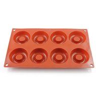 New 8-Cavity Xmas Donut Baking Cookie Mold Chocolate Cake Muffin Candy Pan Bakeware N5