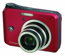 GE A1255 12 MP Digital Camera with 5X Optical Zoom and 2.7-Inch LCD with Auto Brightness (Black)