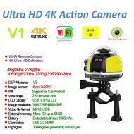 niceEshop(TM) 4K 360 Degree Wifi Panoramic Camera Ultra HD 2448x2448 Mini Sport Action Driving VR Camera, Blue N4