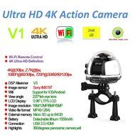 niceEshop(TM) 4K 360 Degree Wifi Panoramic Camera Ultra HD 2448x2448 Mini Sport Action Driving VR Camera, Blue N5