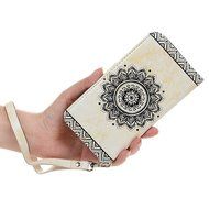 Note 5 Case,Samsung Galaxy Note 5 Case - Wallet Slim Fit Folio Stand 3D Basso-relievo PU Leather Flip Case with... N7