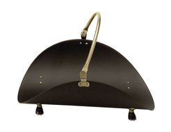Minuteman International X800055 Antique Brass Plated and Black Basket