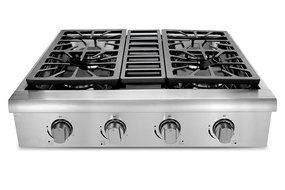 Thorkitchen HRT3003U 30" Pro-Style Gas Rangetop with 4 Sealed Burners, Stainless Steel