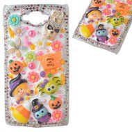 Spritech(TM) 3D Handmade Crystal Phone Case for Motorola Moto G3/Moto G (3rd Gen),Helloween Style Monster Pumpkin... N8