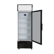 308L Glass Display Pull Door Fan &amp; Direct Cooling Beer Soda Beverages Showcase Commercial Refrigerator Merchandise... N2