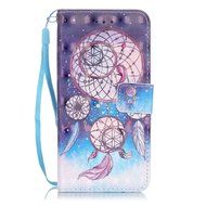 iPhone 7 Case,Yaheeda [3D Colored Drawing] [Flip Fit] Premium PU Leather Card-Slots Cash-Slots &amp; Kickstand [Anti-Scratches... N22