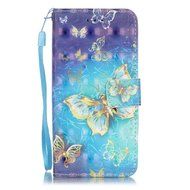 iPhone 7 Case,Yaheeda [3D Colored Drawing] [Flip Fit] Premium PU Leather Card-Slots Cash-Slots &amp; Kickstand [Anti-Scratches... N26