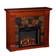 Elkmont Electric Fireplace - Mahogany N7