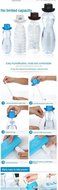 J-DEAL&reg; Portable Humidifier Mini Creative Cowboy Hat Humidifier for Home/Office/Car/Bedroom (Black)