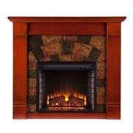 Elkmont Electric Fireplace - Mahogany N9