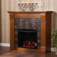 Elkmont Electric Fireplace - Mahogany N10