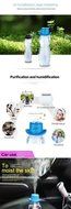 J-DEAL&reg; Portable Humidifier Mini Creative Cowboy Hat Humidifier for Home/Office/Car/Bedroom (Black) N3