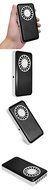 2Pcs Portable Handheld USB Mini Air Conditioner Cooler Fan With Rechargeable Battery (Black) N2