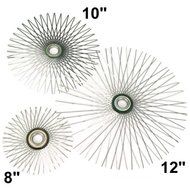 Chimney 44225 8 Inch Flat Star Wire Brush For Viper For 6 Inch Flue