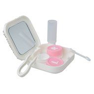 KAKA(TM) Fashion Box Kit 3D Handmade Rhinestone Bling Crystal Design Skull Pattern Decorated Black Mini Contact... N37