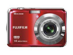 Fujifilm Finepix AX500 Digital Camera, 14 Megapixel, 5x Optical/6.7x Digital Zoom, 2.7&quot; LCD Display, Red