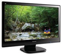 Viewsonic VX2453MH-LED 24-Inch Ultra-thin Widescreen LED Monitor - Black N6