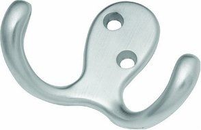 Hickory Hardware P27115-SC 3/8-Inch Utility Hook, Satin Chrome by Hickory Hardware