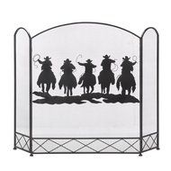 Cowboy Round-Up Fireplace Screen Home Decor Home Decorative Items Accessories and Gifts N2