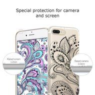 iPhone 7 Plus [5.5''] Case, JIAMY Grenache Paisley Totem Series TPU Soft Clear Back Cover Protective Case for... N3