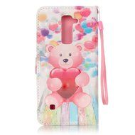 LG G Stylo 2 Case,LG G Stylus 2 Case,Yaheeda [3D Colored Drawing] [Flip Fit] Premium PU Leather Card-Slots Cash-Slots... N18