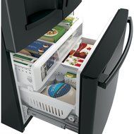 GE GFE28GGKBB 36" Freestanding French-door Refrigerator with 27.8 Cu. Ft. Capacity, in Black