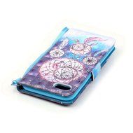 iPhone 7 Case,Yaheeda [3D Colored Drawing] [Flip Fit] Premium PU Leather Card-Slots Cash-Slots &amp; Kickstand [Anti-Scratches... N36