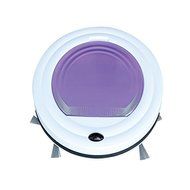 Lazy sweeping robot intelligent vacuum cleaner household cleaning automatically mute slim remote control , red
