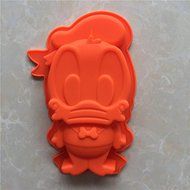 Longzang Large Donald Duck Silicone Mold for Cake Baking Loaf
